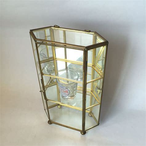 metal and glass display box|glass display boxes for collectibles.